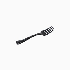 VAJILLA CATERING: MINI TENEDOR REUTILIZABLES 10 7Cm. NEGRO (50Uds.) Ref.1801R
