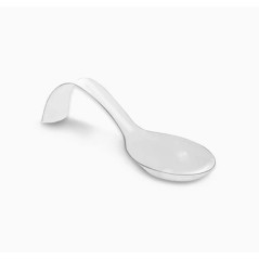 VAJILLA CATERING SERIE REUTILIZABLE: CUCHARA ARCO DE BOCADO TRANSPARENTE 12 8X4cm. PS 50 Uds. Ref.5672R