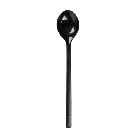 VAJILLA CATERING SERIE REUTILIZABLE: CUBIERTO MINI CUCHARA NEGRO 10cm. (200 Uds.) Ref.140.57