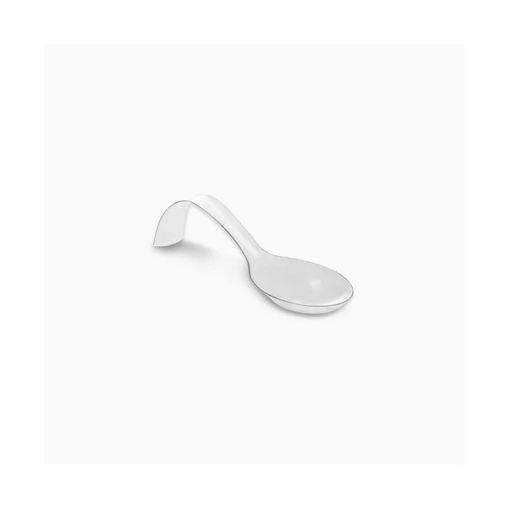 VAJILLA CATERING SERIE REUTILIZABLE: CUCHARA ARCO DE BOCADO TRANSPARENTE 12 8X4cm. PS 50 Uds. Ref.5672R