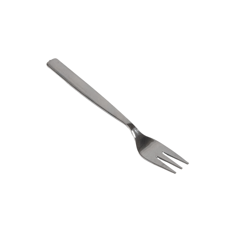 VAJILLA CATERING: MINI TENEDORES REUTILIZABLES 10Cm. PLATEADO EFECTO METAL (200Uds.) Ref.157.31