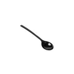 VAJILLA CATERING SERIE REUTILIZABLE: CUBIERTO MINI CUCHARA NEGRO 10cm. (200 Uds.) Ref.140.57