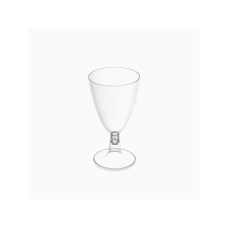 COPA PLASTICO CRISTALINO: VINO AGUA 220cc. (Paq. 3Und.) Ref.1238R