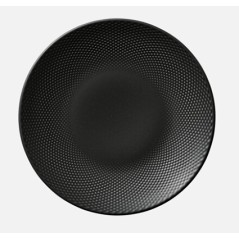 HEART - SOUL Pine CARBON: PLATO LLANO RELIEVE Ø28cm. - Ref.802122841000204