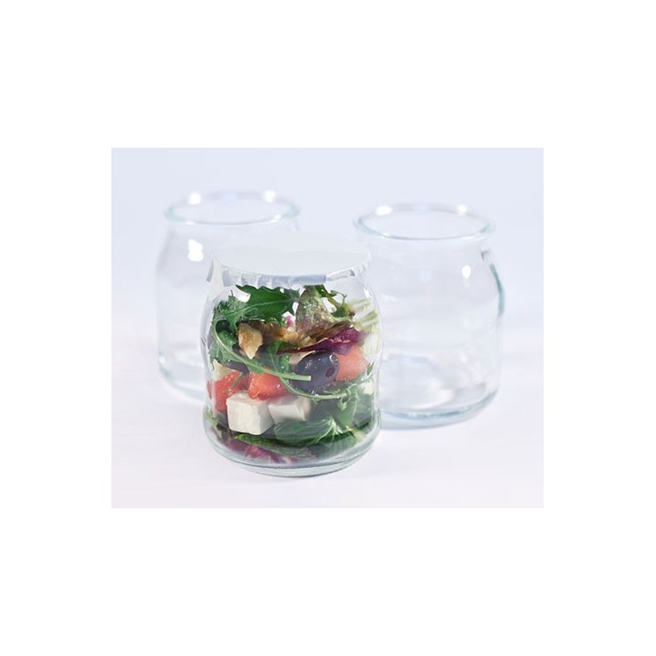 MINIATURA CRISTAL: BOTE YOGURT 400ml. Ref.100 0052