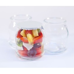 MINIATURA CRISTAL: BOTE YOGURT 400ml. Ref.100 0052