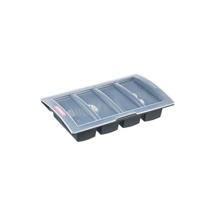 ARAVEN: PORTA CUBIERTOS CON TAPA PLASTICO HORECA 530X325Xh100mm. Ref.09863