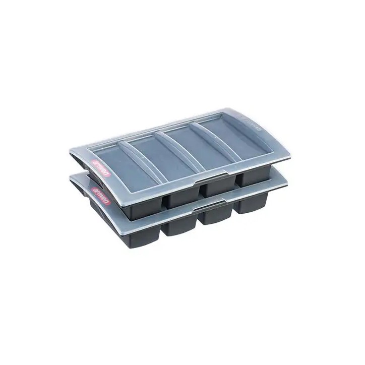 ARAVEN: PORTA CUBIERTOS CON TAPA PLASTICO HORECA 530X325Xh100mm. Ref.09863