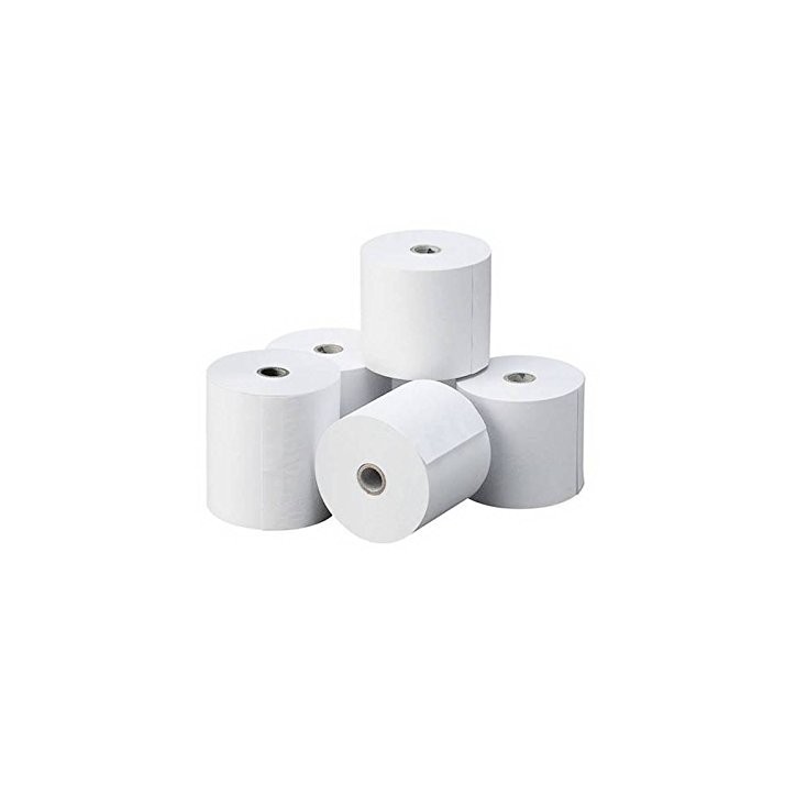 PAPEL TERMICO: ROLLO 80x80mm. - Libre de Bisfenol-A y S. - 8 und. - Ref.ETPPFS000047