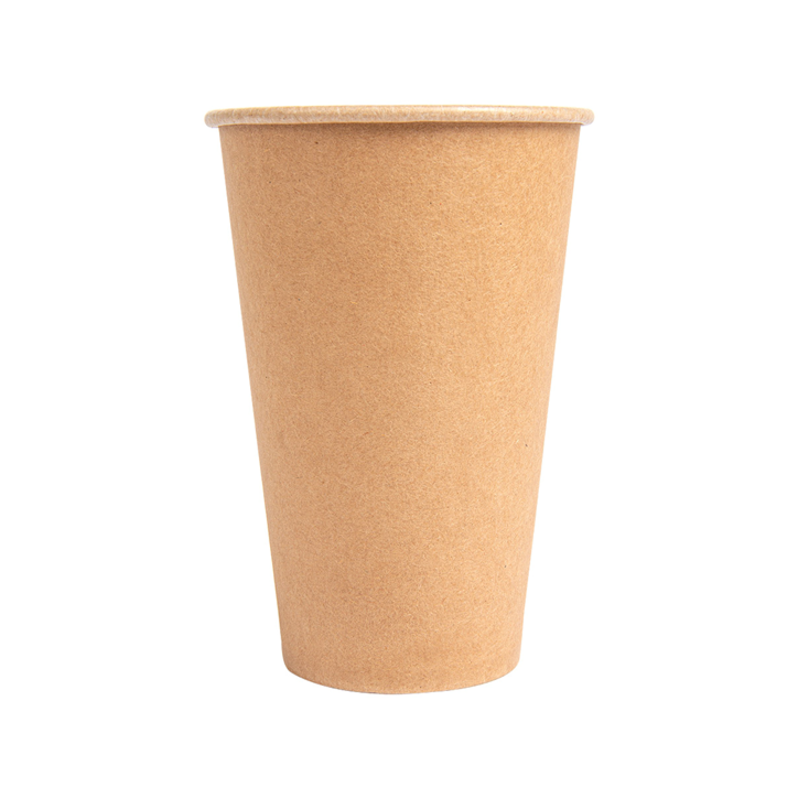 VASOS CARTON BEBIDAS FRIAS: 360 ML MARRON CARTONCILLO (100 UNID.) Ref.252.32