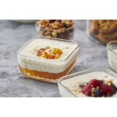 CUENCO CRISTAL VINTAGE: APERITIVOS Y POSTRES 280ml. 10X10Xh5cm. Ref.T3206