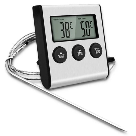 CONTROL TEMPERATURA: TERMOMETRO DIGITAL CON SONDA MAGNETICO Ref.743405