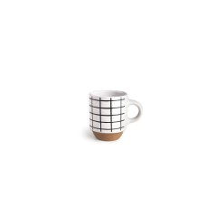 SET 4 TAZAS 130ml. DECORADAS MARKEN   SOPORTE  Ref.697201