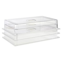CUPULA ACRILICA GN 1 1 APILABLE APS 53X32.5X9.5 cm. Ref.11042
