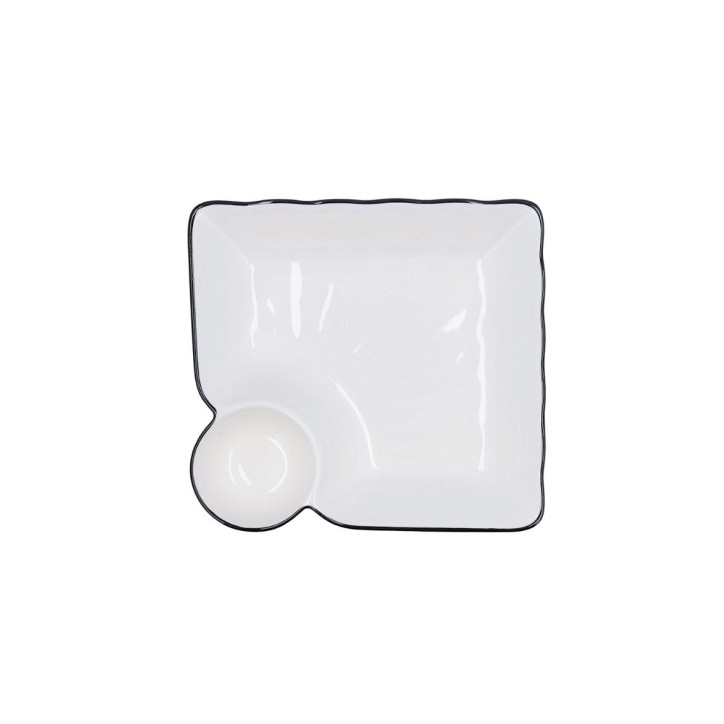 GASTRO BLACK: PLATILLO 19 5X18 5 CON HUECO PARA HUESOS Ref.5428428 GASTRO BLACK: PLATILLO 19 5X18 5 CON HUECO PARA HUESOS Ref.5428428