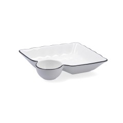 GASTRO BLACK: PLATILLO 19 5X18 5 CON HUECO PARA HUESOS Ref.5428428