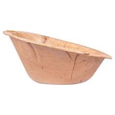 VAJILLA CATERING SERIE NATURA: MINI CUENCO OVAL INCLINADO `ARECA` 10x7 2x4 8cm. 70ml. (25 Uds.) 100% Ecologico Ref.250.45