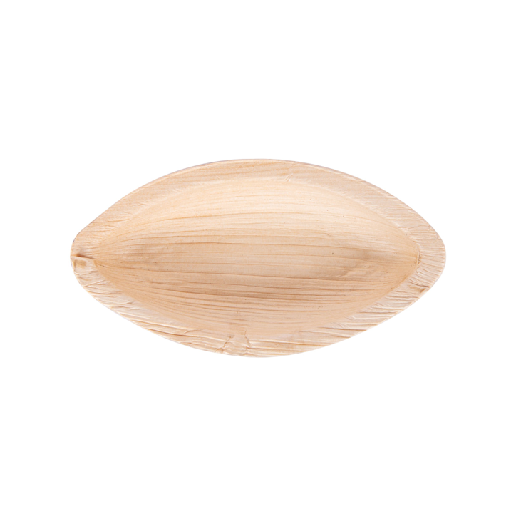 VAJILLA CATERING SERIE NATURA: MINI CUENCO CAYUCO `ARECA` 11 5x6x1 7cm. (25 Uds.) 100% Ecologico Ref.232.46