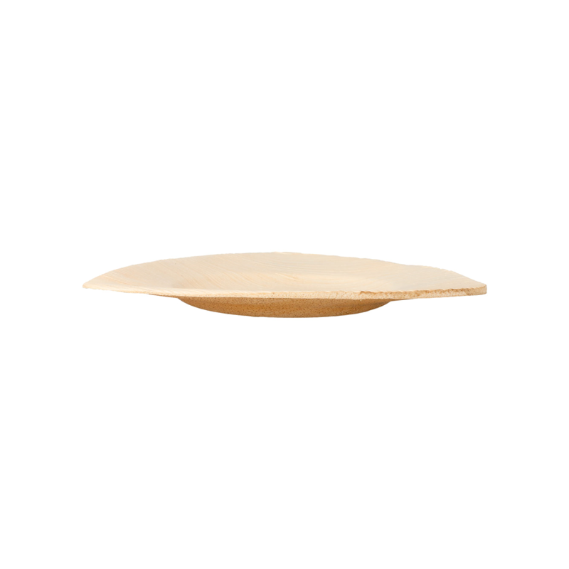 VAJILLA CATERING SERIE NATURA: MINI PLATO TRIANGULAR `ARECA` 15x13Xh1cm. (25 Uds.) 100% Ecologico Ref.223.97