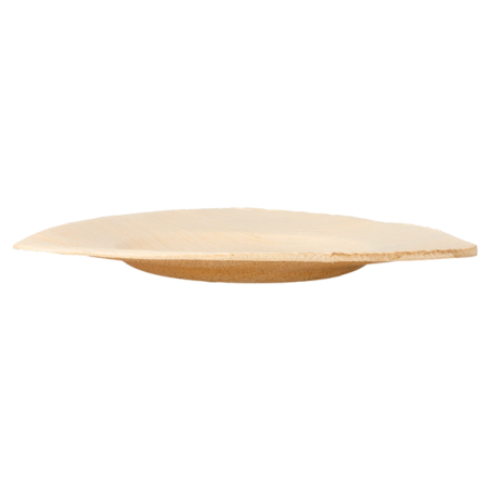 VAJILLA CATERING SERIE NATURA: MINI PLATO TRIANGULAR `ARECA` 15x13Xh1cm. (25 Uds.) 100% Ecologico Ref.223.97
