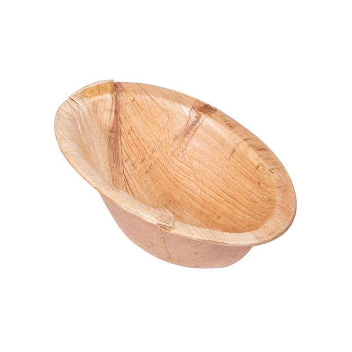 VAJILLA CATERING SERIE NATURA: MINI CUENCO OVAL INCLINADO `ARECA` 10x7 2x4 8cm. 70ml. (25 Uds.) 100% Ecologico Ref.250.45 VAJILLA CATERING SERIE NATURA: MINI CUENCO OVAL INCLINADO `ARECA` 10x7 2x4 8cm. 70ml. (25 Uds.) 100% Ecologico Ref.250.45