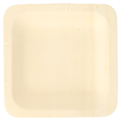 VAJILLA CATERING SERIE NATURA: MINI PLATO `WOOD` 11 5x11 5xh1 5cm. (50 Uds.) 100% Ecologico Ref.170.38