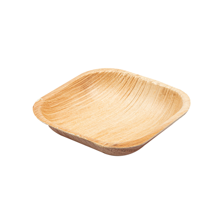 VAJILLA CATERING SERIE NATURA: MINI PLATO `ARECA` 10x10xh2 5cm. (25 Uds.) 100% Ecologico Ref.224.60 VAJILLA CATERING SERIE NATURA: MINI PLATO `ARECA` 10x10xh2 5cm. (25 Uds.) 100% Ecologico Ref.224.60