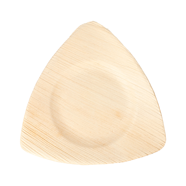 VAJILLA CATERING SERIE NATURA: MINI PLATO TRIANGULAR `ARECA` 15x13Xh1cm. (25 Uds.) 100% Ecologico Ref.223.97 VAJILLA CATERING SERIE NATURA: MINI PLATO TRIANGULAR `ARECA` 15x13Xh1cm. (25 Uds.) 100% Ecologico Ref.223.97