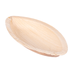 VAJILLA CATERING SERIE NATURA: MINI CUENCO CAYUCO `ARECA` 11 5x6x1 7cm. (25 Uds.) 100% Ecologico Ref.232.46