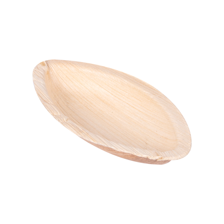 VAJILLA CATERING SERIE NATURA: MINI CUENCO CAYUCO `ARECA` 11 5x6x1 7cm. (25 Uds.) 100% Ecologico Ref.232.46