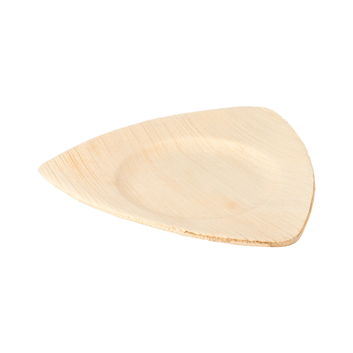 VAJILLA CATERING SERIE NATURA: MINI PLATO TRIANGULAR `ARECA` 15x13Xh1cm. (25 Uds.) 100% Ecologico Ref.223.97 VAJILLA CATERING SERIE NATURA: MINI PLATO TRIANGULAR `ARECA` 15x13Xh1cm. (25 Uds.) 100% Ecologico Ref.223.97