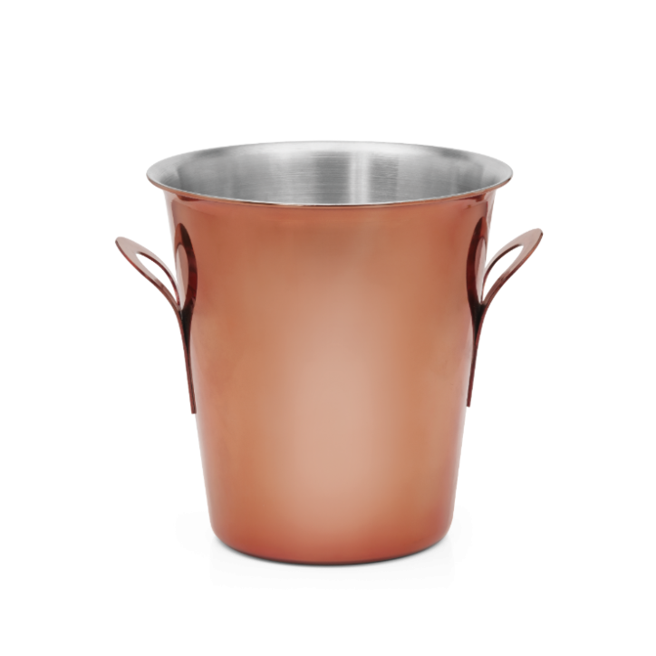 CUBITERAS: CUBO CHAMPAN CONICO COLOR COBRE Ø21Xh20cm. Ref.P972203