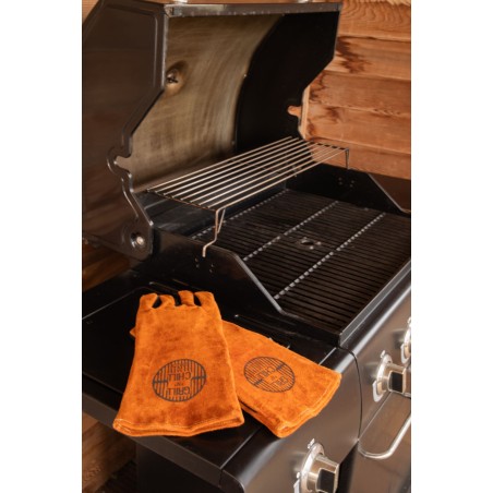 GUANTES HORNO: 100% CUERO 36cm. BARBACOA (2 Guantes) Ref.ZZ0591