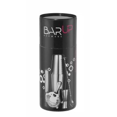 CONJUNTO PARA BARMAN EN TUBO 5 ELEMENTOS COLOR NEGRO Ref.596609