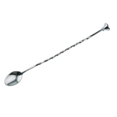 CUCHARA REMOVEDORA: TRENZADA DE BARMAN INOX 26cm. Ref.93134