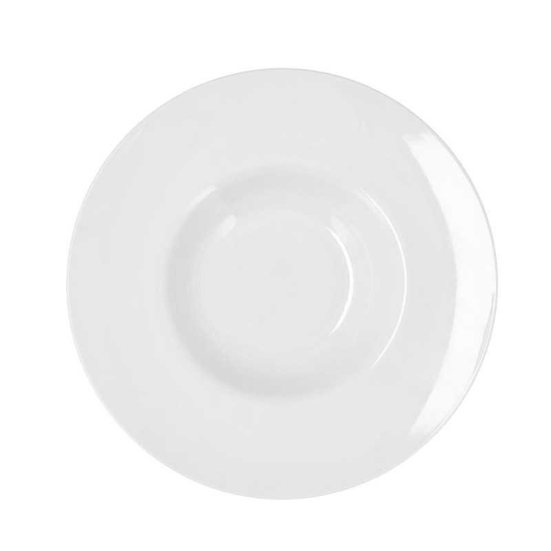 PLATO RISOTTO PORCELANA BLANCA Ø26 6cm. OFERTA Ref.5428056