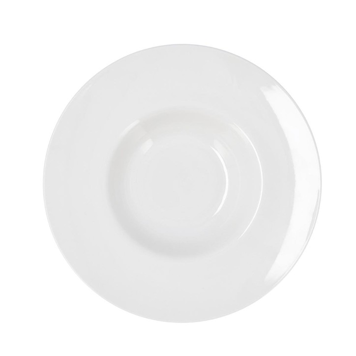 PLATO RISOTTO PORCELANA BLANCA Ø26 6cm. OFERTA Ref.5428056