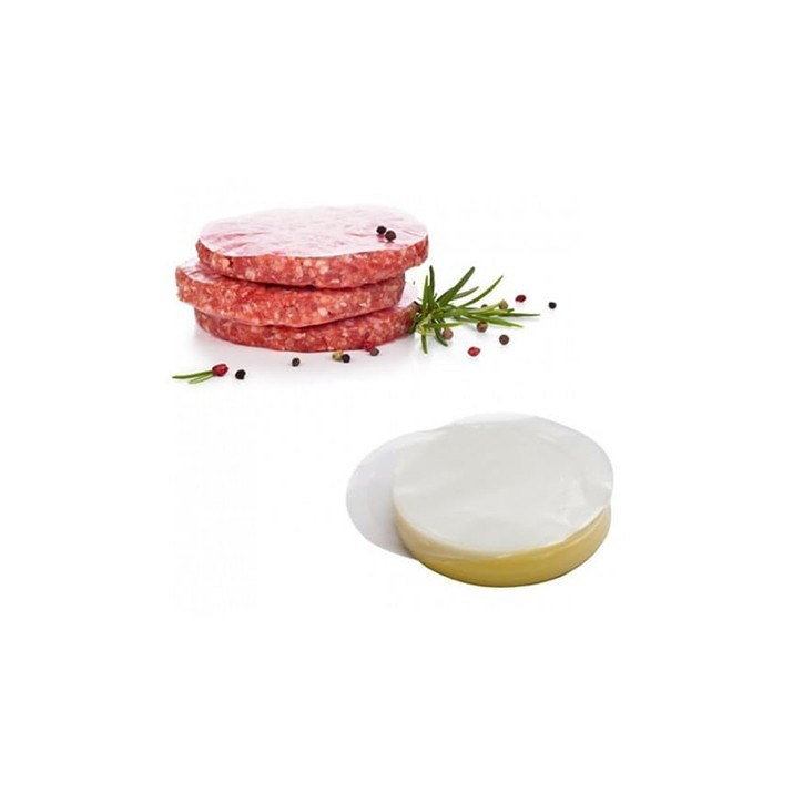 PAPEL HAMBURGUESA MINI CELOFAN REDONDO Ø6.5cm. (450uds.) Ref.PH-4