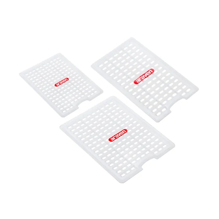 ARAVEN: REJILLA DESCONGELACION ANTIHUMEDAD 432X332Xh12mm. (Valido para cubeta Ref.1170 1171) Ref.1178