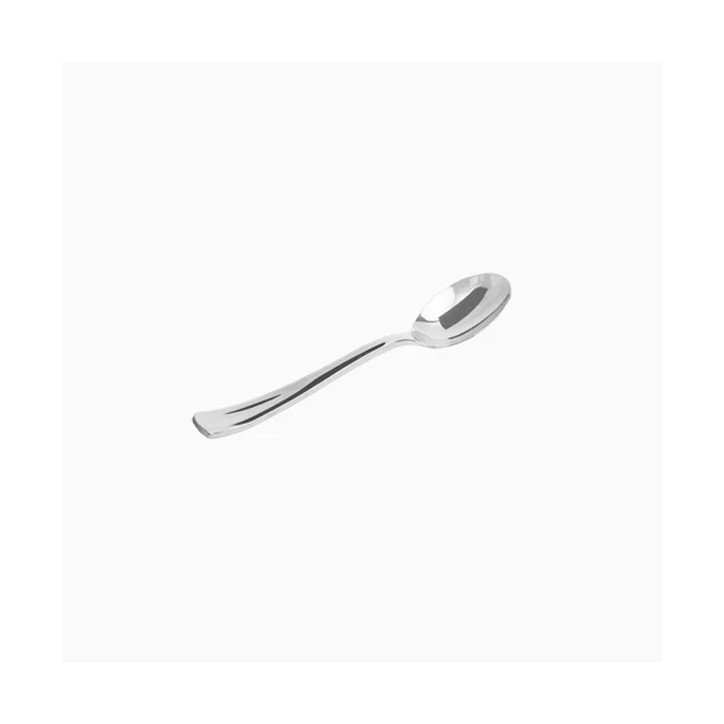 VAJILLA CATERING SERIE REUTILIZABLE: MINI CUCHARA REUTILIZABLES 10Cm. PLATA (50Uds.) Ref.5377R VAJILLA CATERING SERIE REUTILIZABLE: MINI CUCHARA REUTILIZABLES 10Cm. PLATA (50Uds.) Ref.5377R