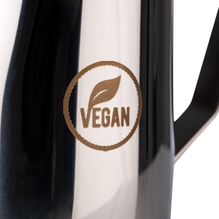 JARRA PARA LECHE CON GRABADO VEGAN Acero Inox 0 6Ltrs. Ref.10350