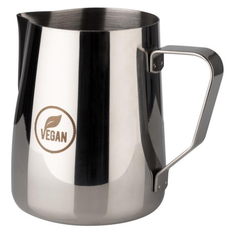 JARRA PARA LECHE CON GRABADO VEGAN Acero Inox 0 6Ltrs. Ref.10350