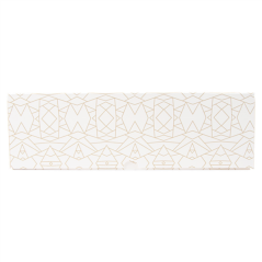 CAJAS PASTELERIA SIN VENTANA `THEPACK` DECO BLANCO DORADO 50Uds. - 4 Medidas disponibles.