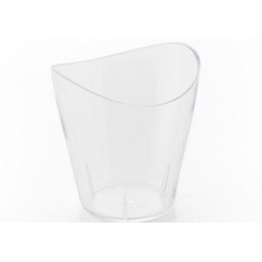 VAJILLA CATERING ARAVEN: VASO DEGUSTACION TRANSPARENTE 60x64mm. 9cl. (50uni.) Ref.91736