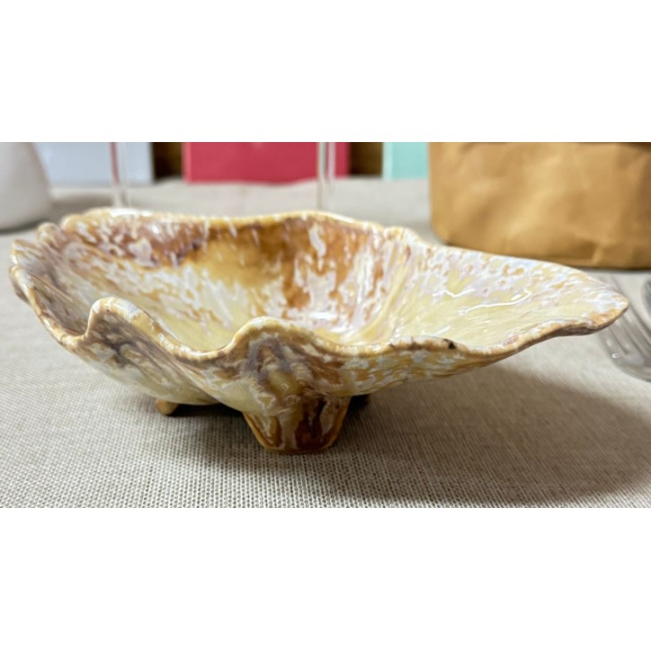 PURA SANGRE: DEL MAR BANDEJA CONCHA MOMI 20X15Xh6cm: Ref.P1505033