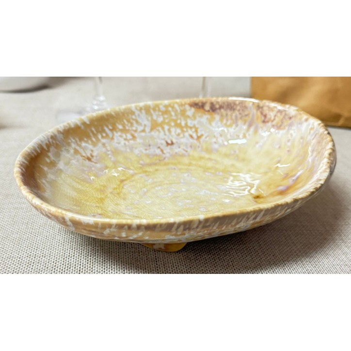 PURA SANGRE: DEL MAR BANDEJA ABALON MOMI 19X15Xh6cm: Ref.P1505032
