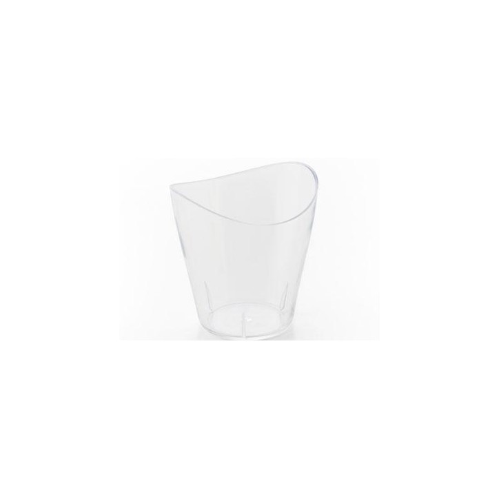 VAJILLA CATERING ARAVEN: VASO DEGUSTACION TRANSPARENTE 60x64mm. 9cl. (50uni.) Ref.91736