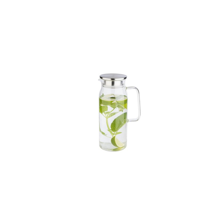 JARRAS AGUA SANGRIA: CON TAPA EN ACERO INOX SLIM 1 5Ltrs. Ø9Xh28cm. Ref.626015