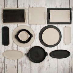 MINERAL GRES ARTESANO: BANDEJA RECTANGULAR