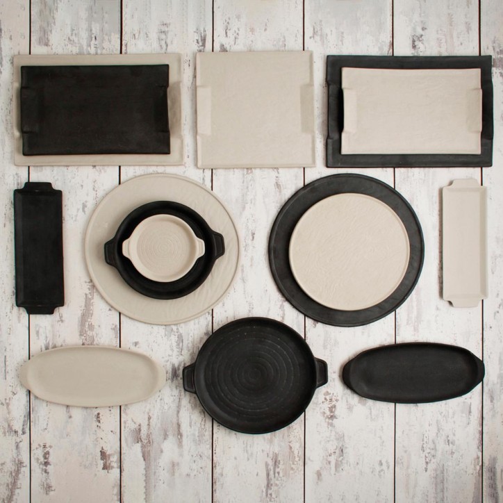 MINERAL GRES ARTESANO: BANDEJA RECTANGULAR MINERAL GRES ARTESANO: BANDEJA RECTANGULAR